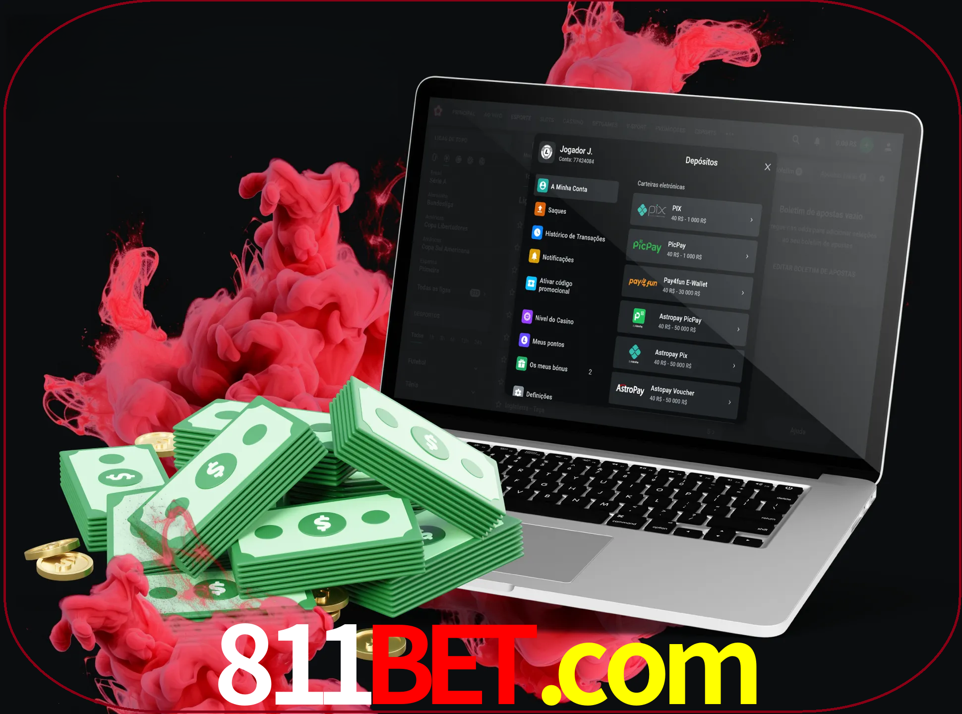Para efetuar um depósito na sua conta 811bet, basta escolher o método de depósito e especificar o montante.